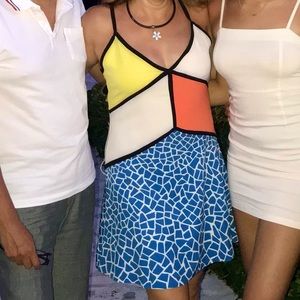 Desigual geometric print dress